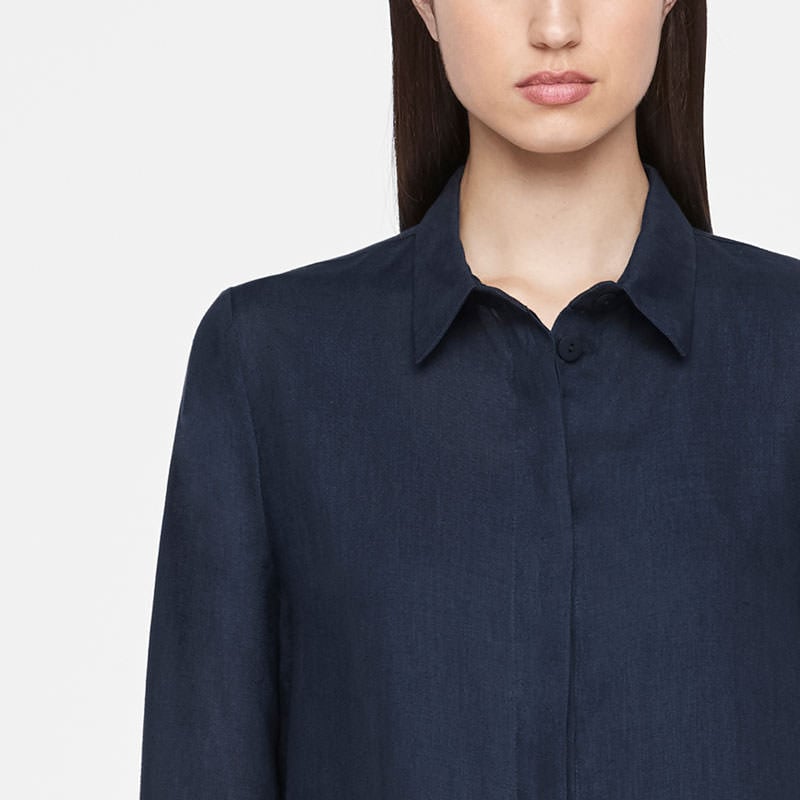Sarah Pacini LIGHT LINEN SHIRT Front