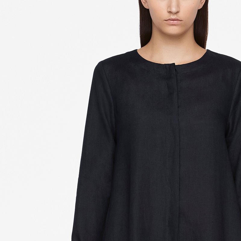 Sarah Pacini ROBE EN LIN De face