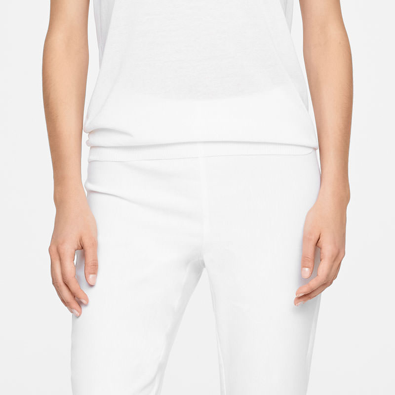 Sarah Pacini LEGGINGS EN LIN - BOUTONS De face