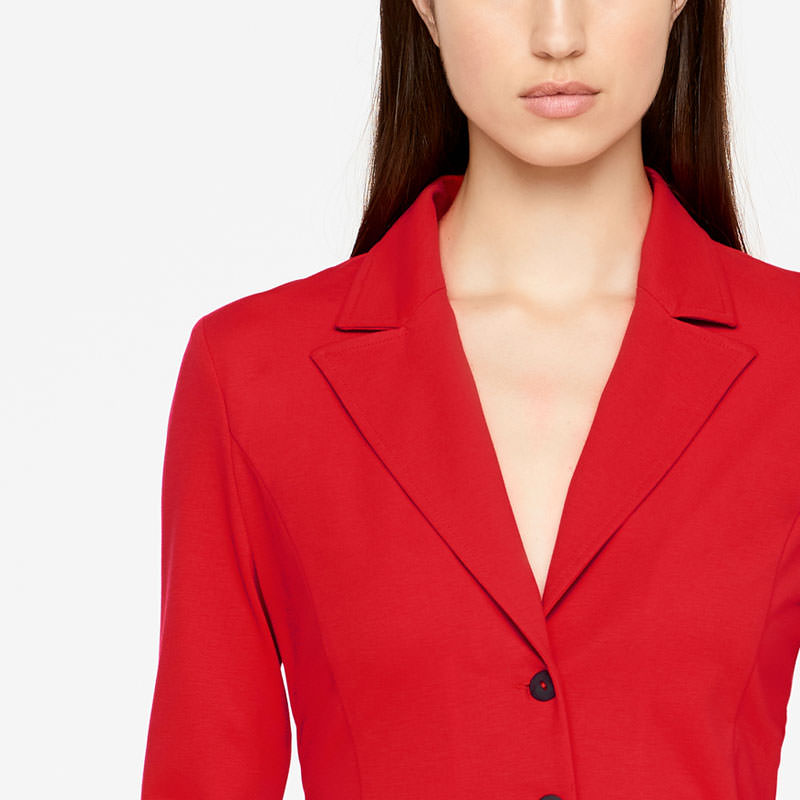 Sarah Pacini JERSEY JACKET Front