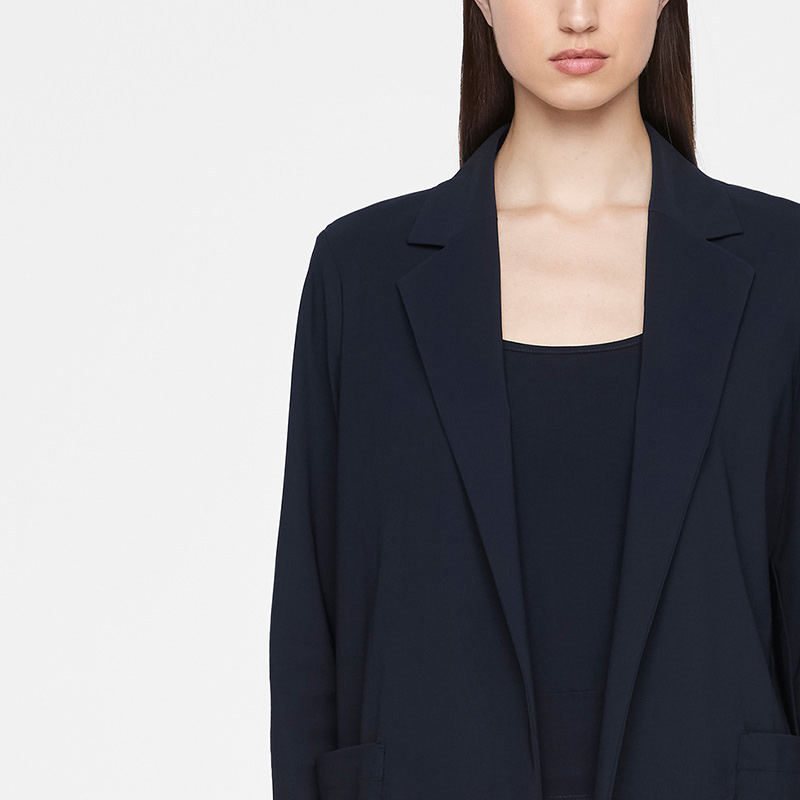 Sarah Pacini VESTE LONGUE - TECHNO De face