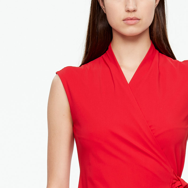 Sarah Pacini URBANES KLEID - WICKELKLEID Vorne