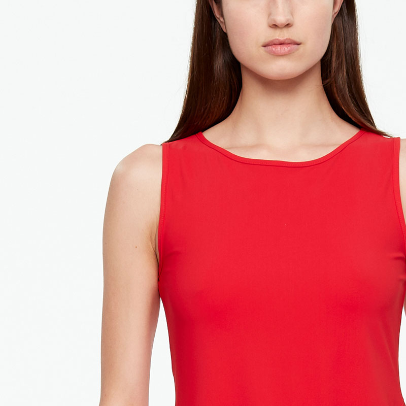 Sarah Pacini ROBE MAXI - TECHNO MATIÈRE De face