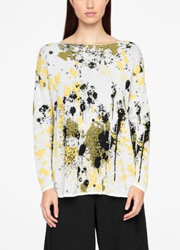 Sarah Pacini PULL MURAL - COL BATEAU De face