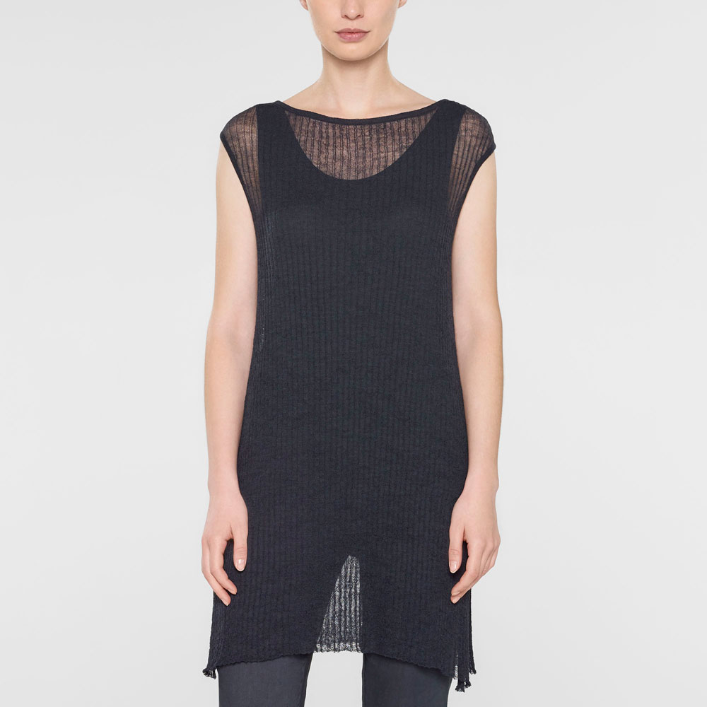 Sarah Pacini Long cap sleeve sweater Front
