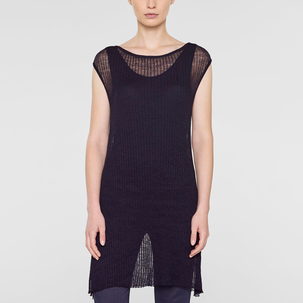 Sarah Pacini Pull long à mancherons De face