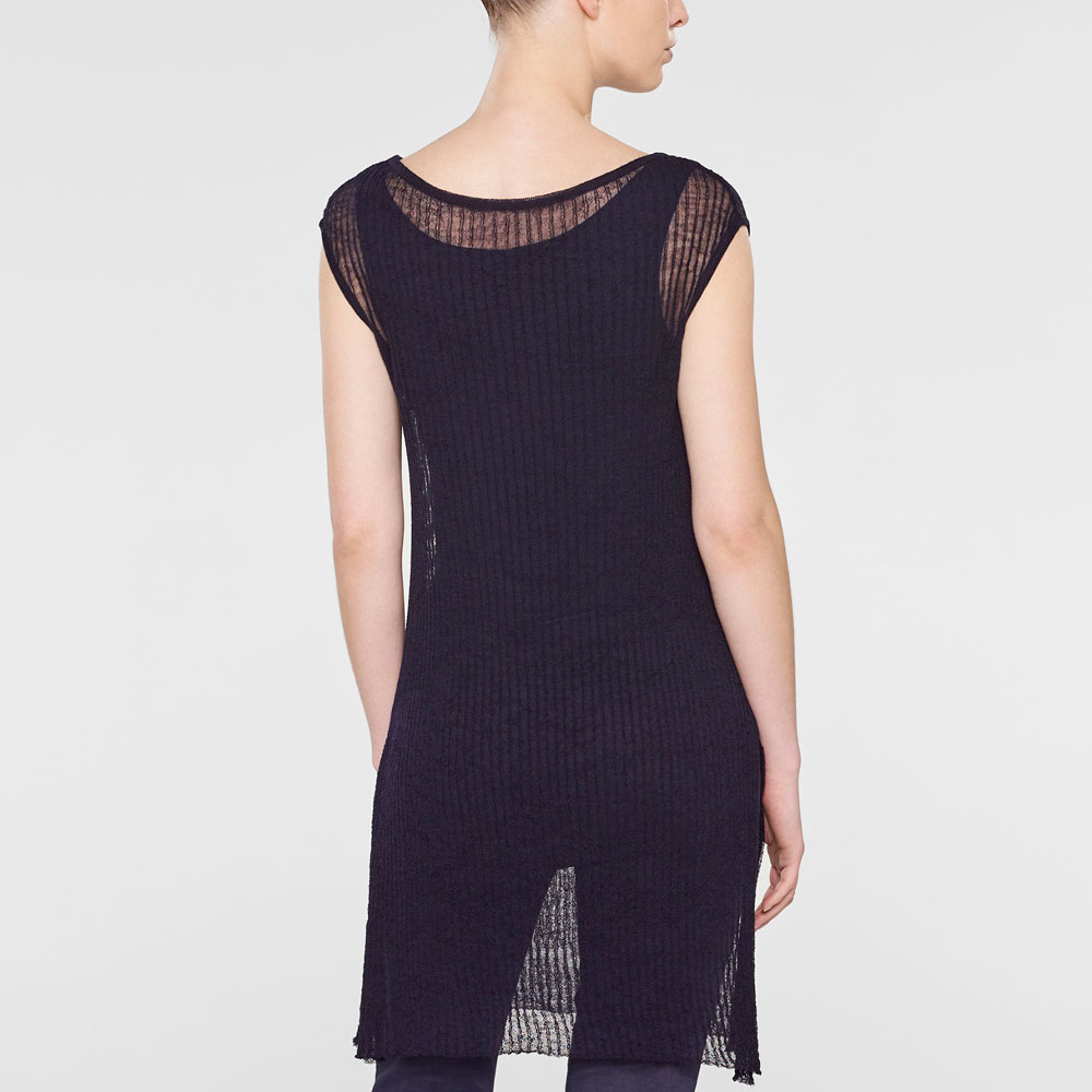 Sarah Pacini Pull long à mancherons Derrière