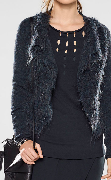 Sarah Pacini Pull long ajusté Look