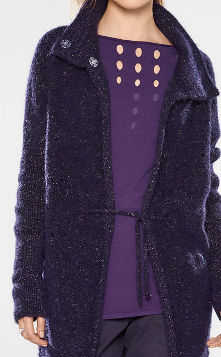 Sarah Pacini Pull long ajusté Look