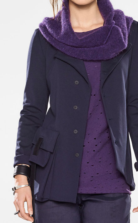 Sarah Pacini Pull long, ample Look