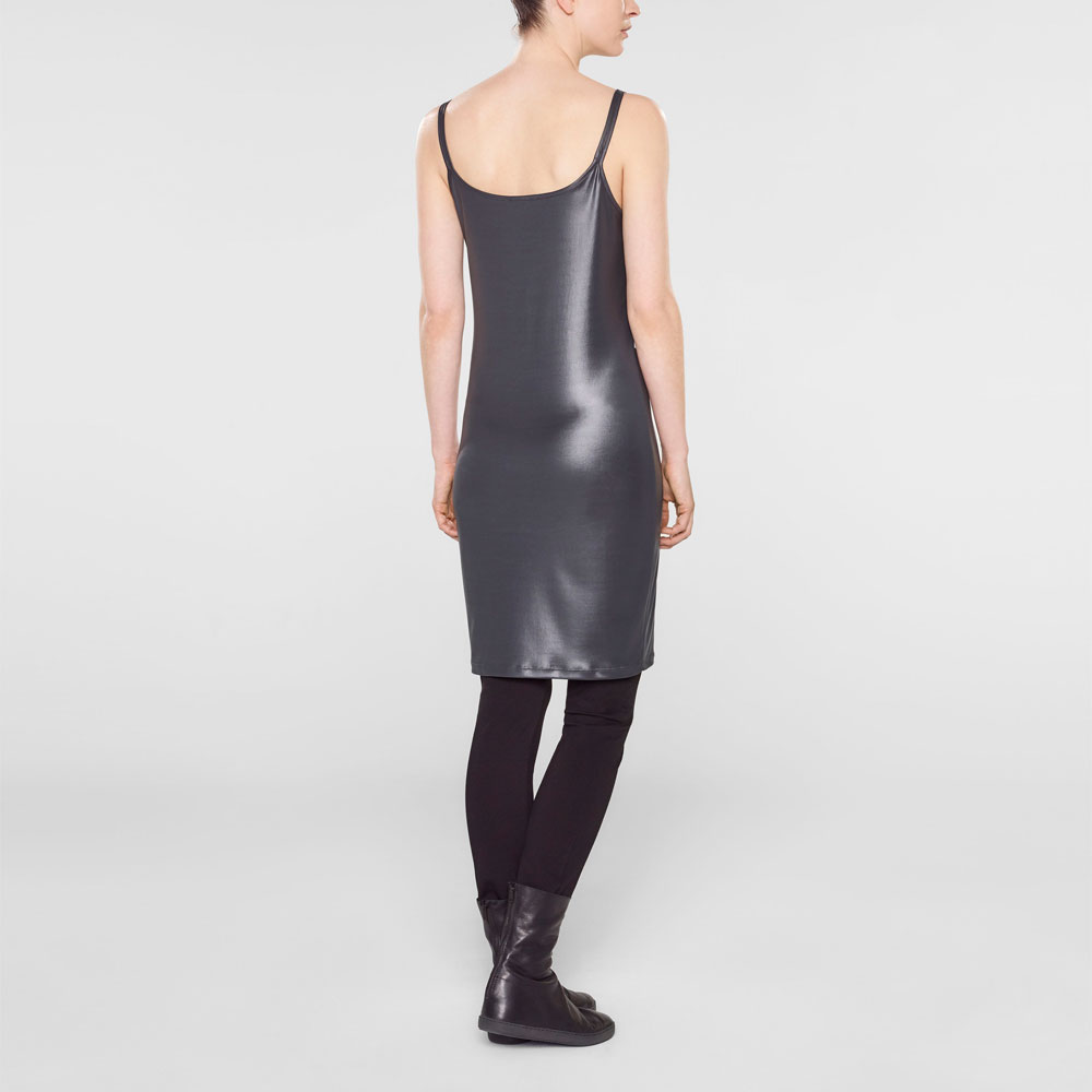 Sarah Pacini Robe courte à fines bretelles Derrière