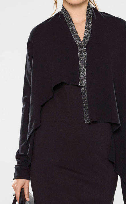 Sarah Pacini Robe courte sans manches Look