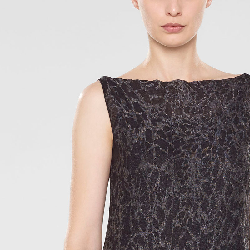 Sarah Pacini Robe maxi sans manches De face