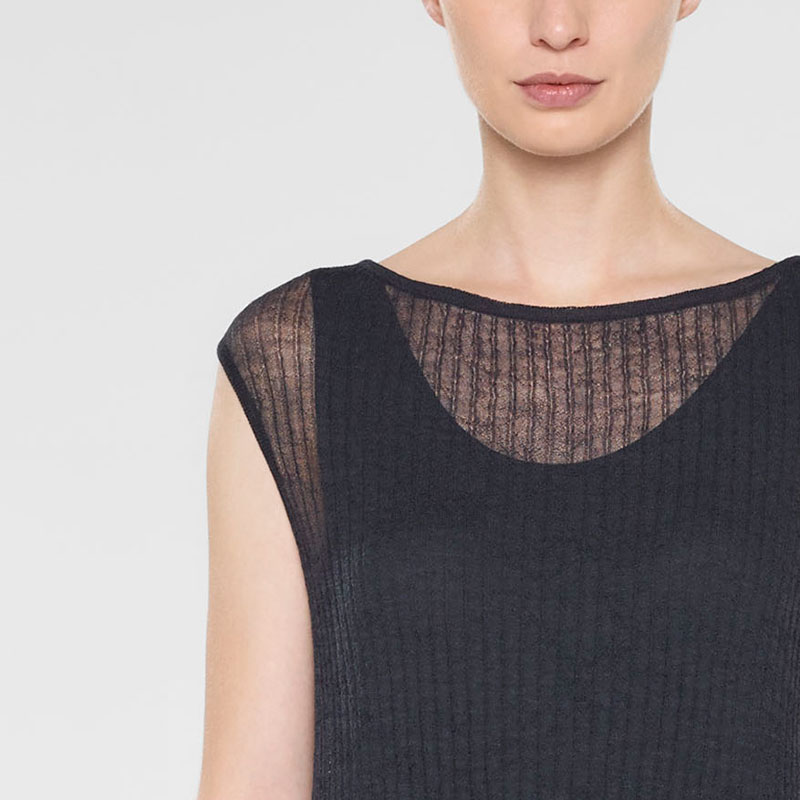 Sarah Pacini Long cap sleeve sweater Front