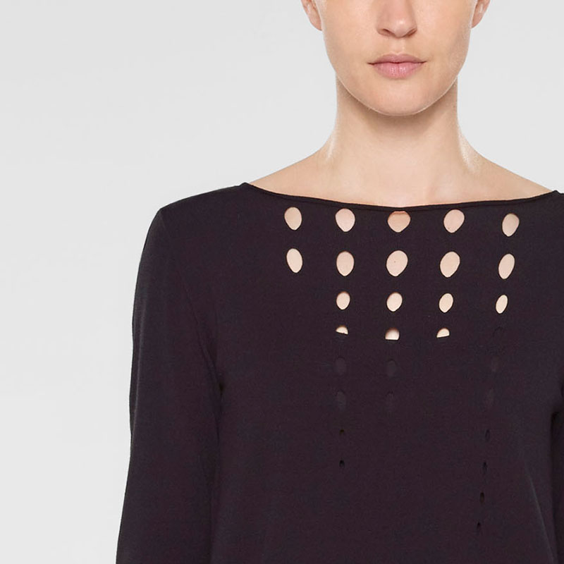 Sarah Pacini Pull tulipe long De face