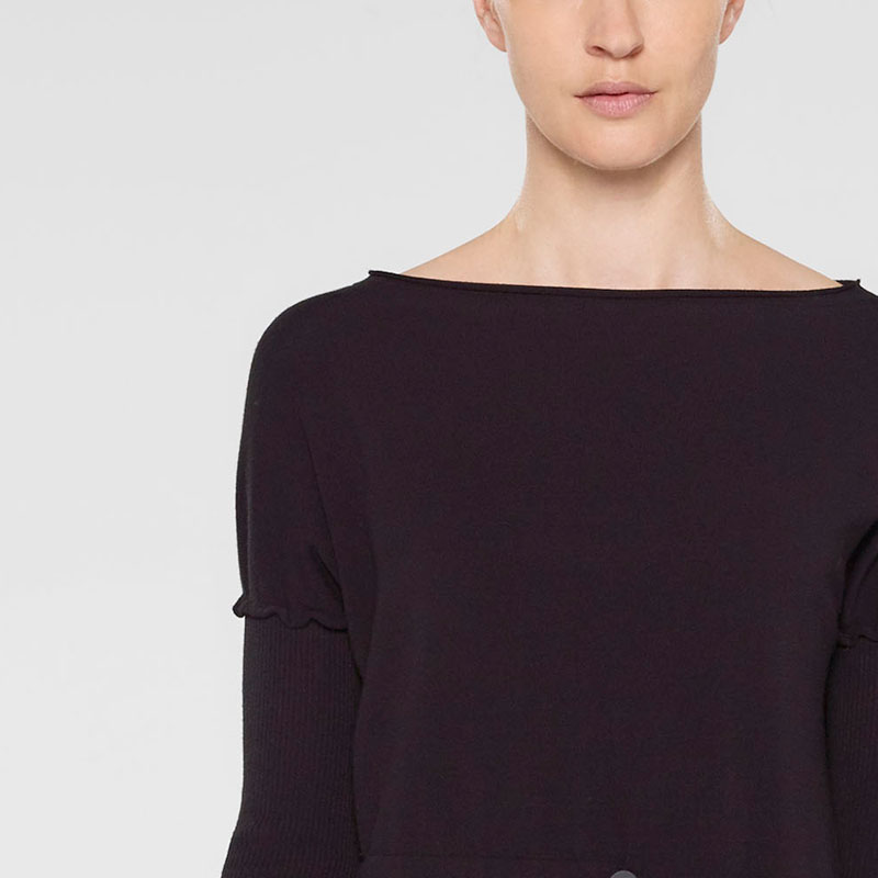 Sarah Pacini Pull long avec ceinture souple De face