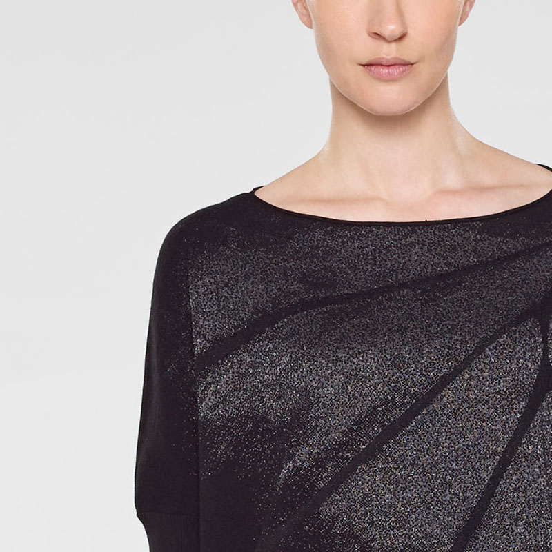 Sarah Pacini Pull long à manches 3/4 De face