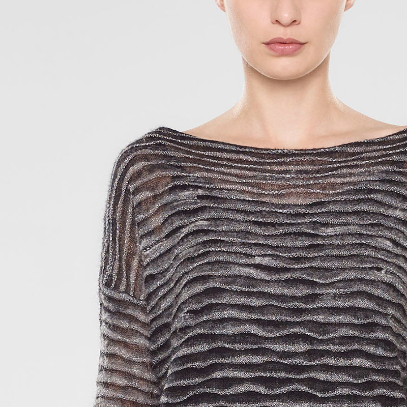 Sarah Pacini Pull long ample De face