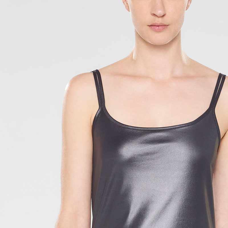 Sarah Pacini Robe courte à fines bretelles De face
