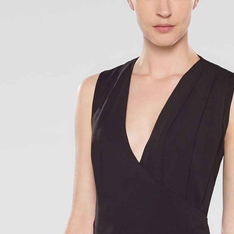 Sarah Pacini Robe longue asymétrique De face