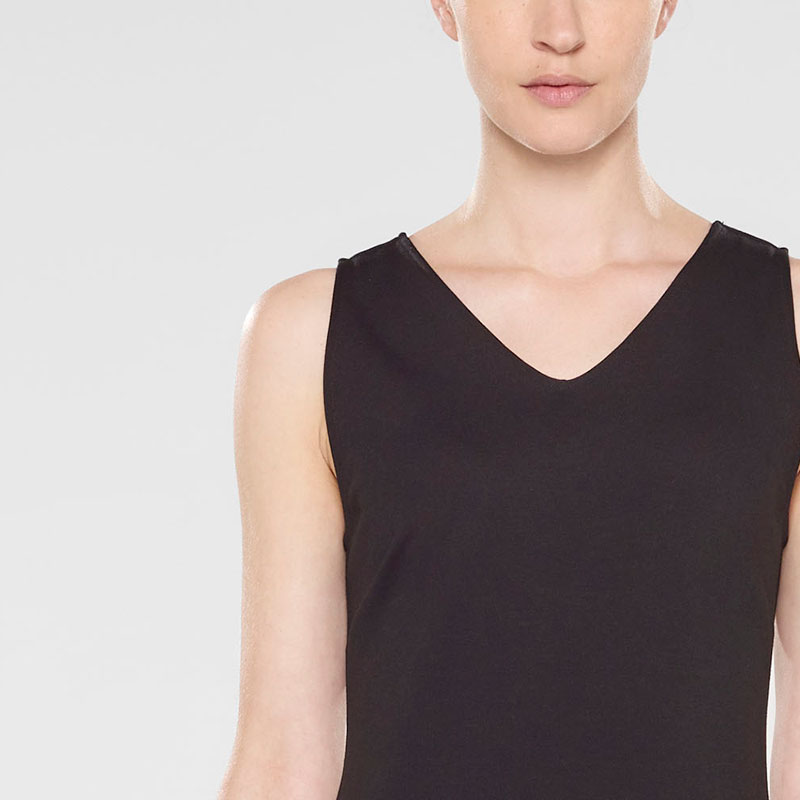 Sarah Pacini Robe courte sans manches De face