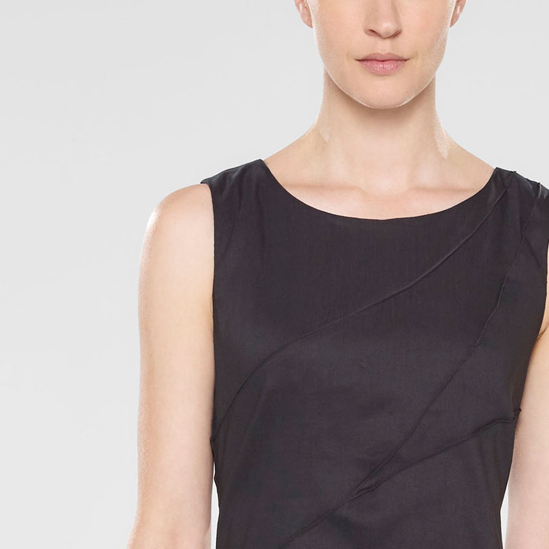 Sarah Pacini Robe longue sans manches De face