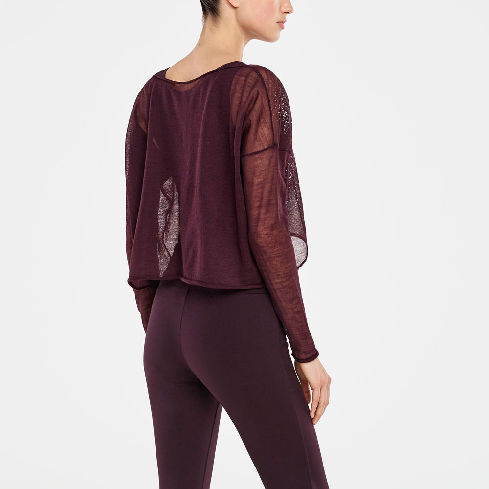 Sarah Pacini PULL COURT - PLUIE D'ETOILES Derrière