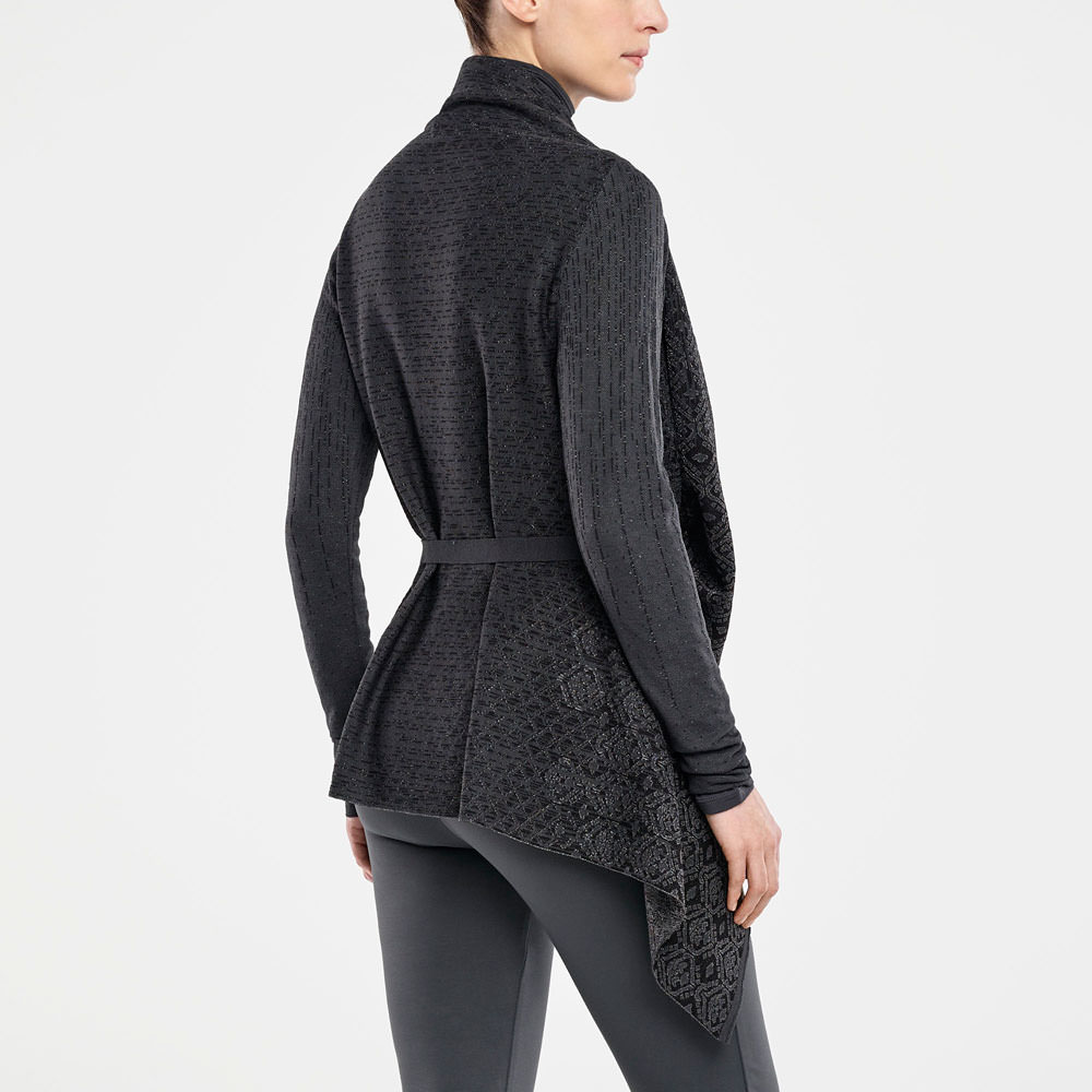 Sarah Pacini CARDIGAN JACQUARD Derrière