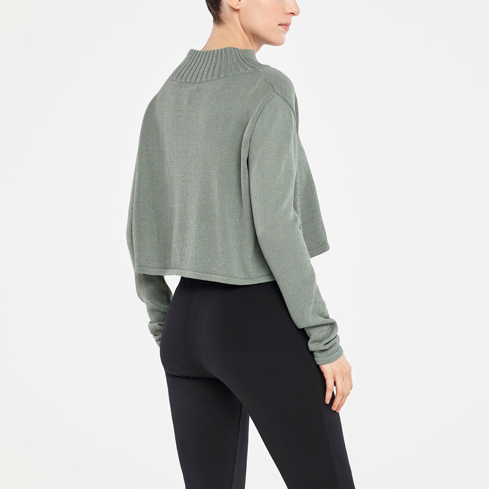 Sarah Pacini CARDIGAN COURT - PANNEAU DÉTACHABLE Derrière