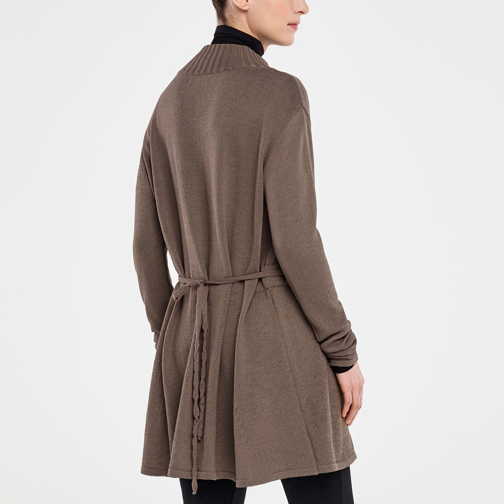 Sarah Pacini CARDIGAN LONG - PANNEAU DÉTACHABLE Derrière
