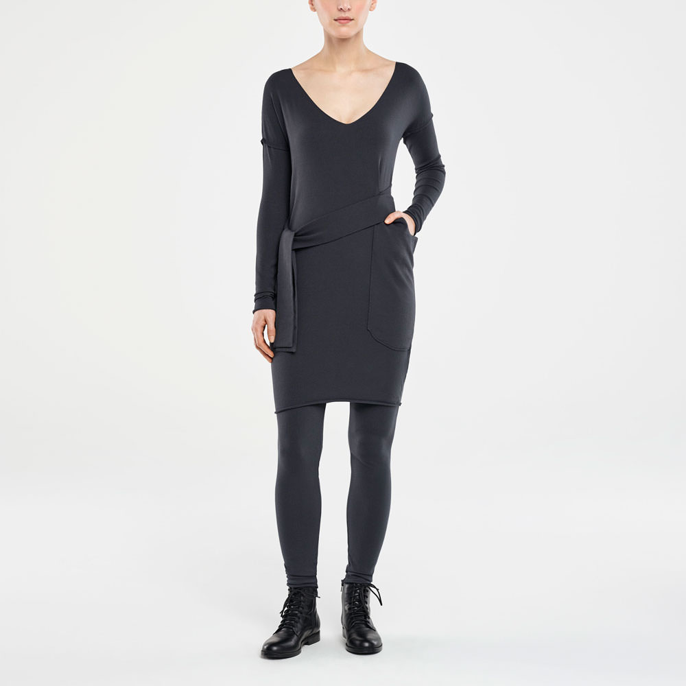 Sarah Pacini ROBE AUX GENOUX-CEINTURE De face