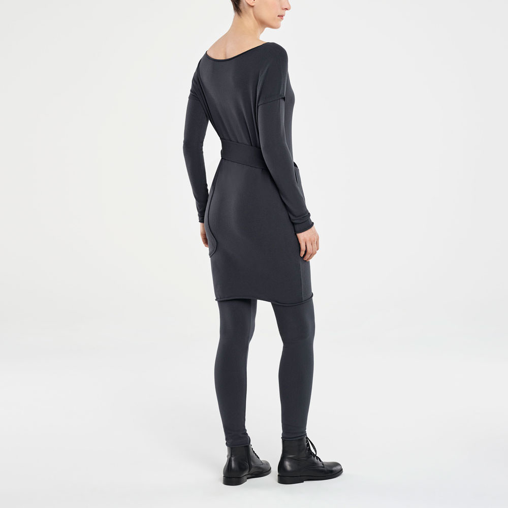 Sarah Pacini ROBE AUX GENOUX-CEINTURE Derrière