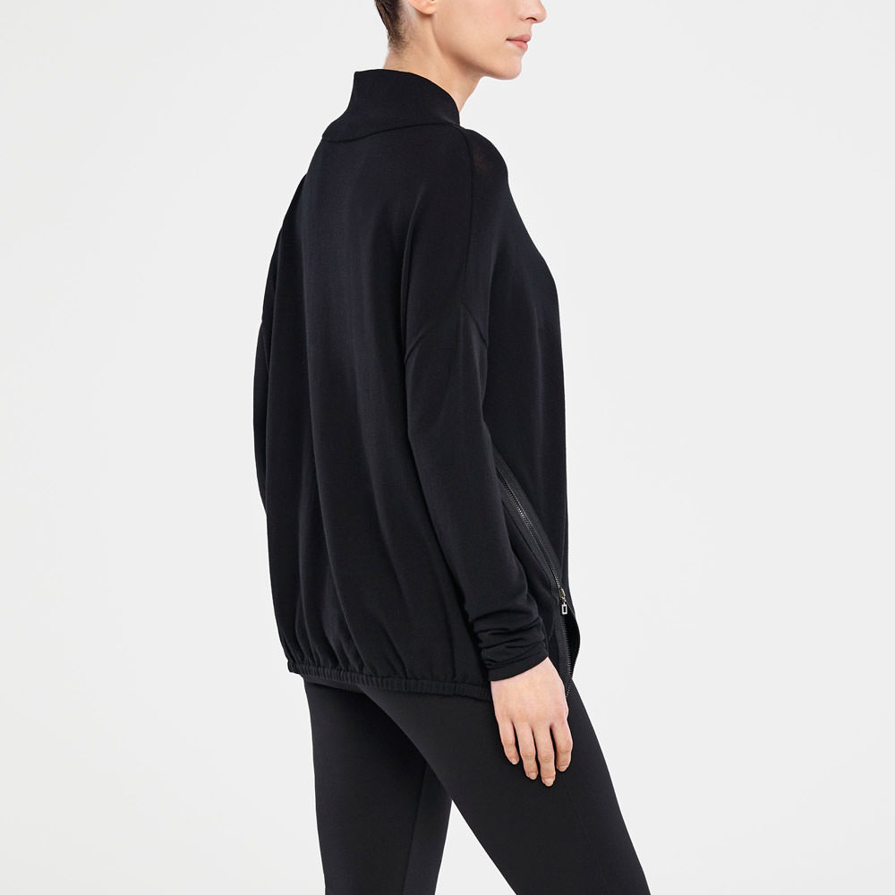 Sarah Pacini SWEATER – SCHLITZ MIT REISSVERSCHLUSS Rück