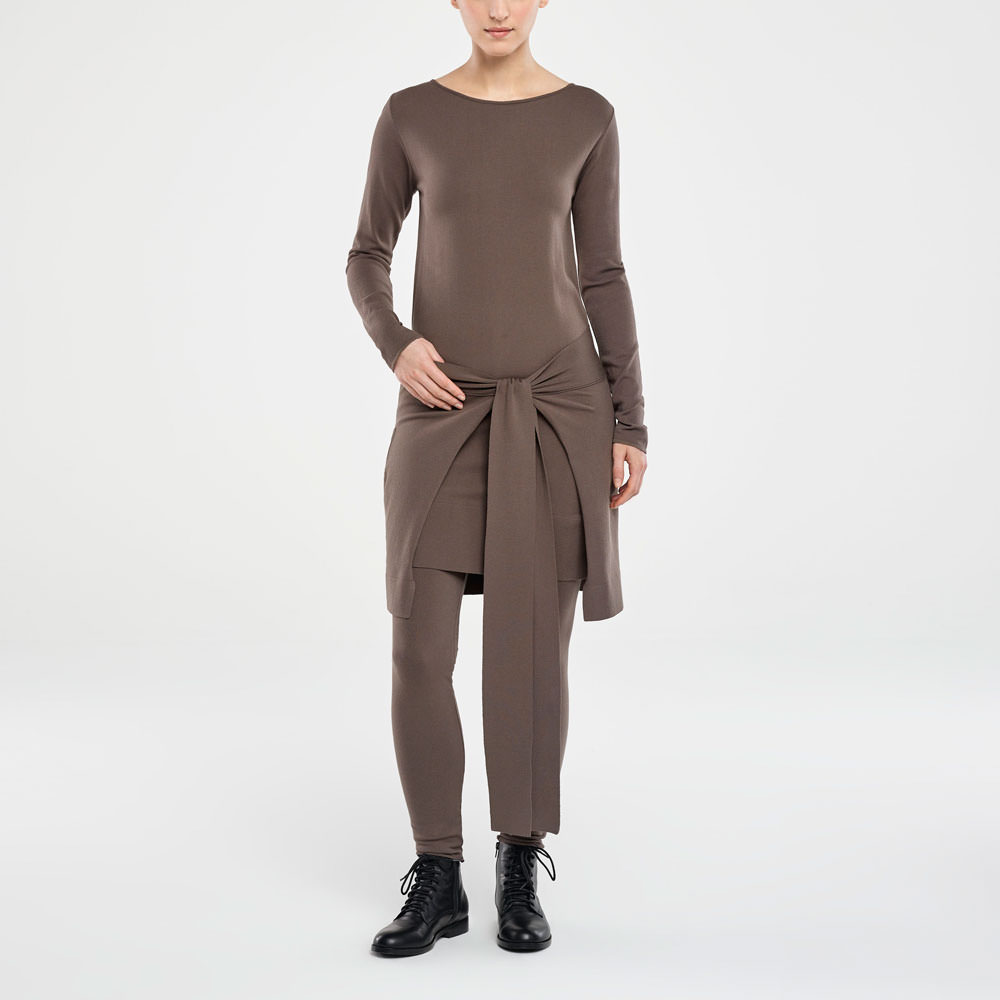 Sarah Pacini KLEID – ABNEHMBARES TEIL MIT REISSVERSCHLUSS Vorne