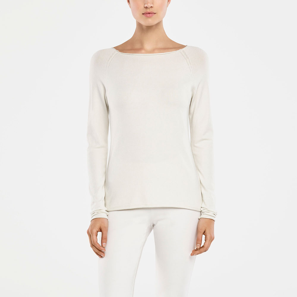 Sarah Pacini PULL COL BATEAU De face