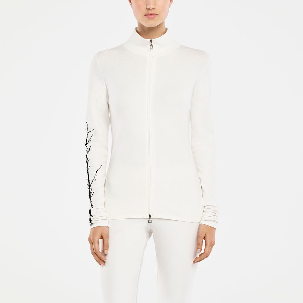 Sarah Pacini STRICKJACKE – BAUM DES LEBENS Vorne