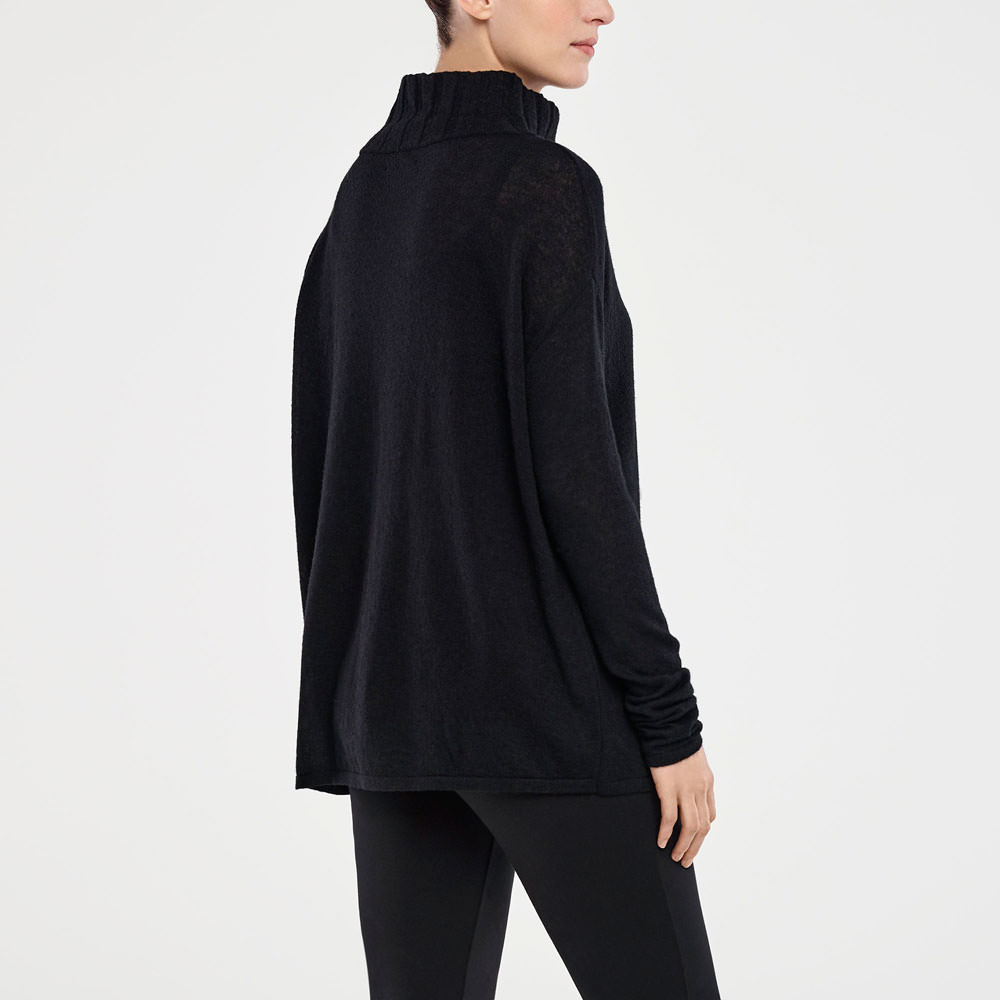 Sarah Pacini MOCK NECK SWEATER Back view