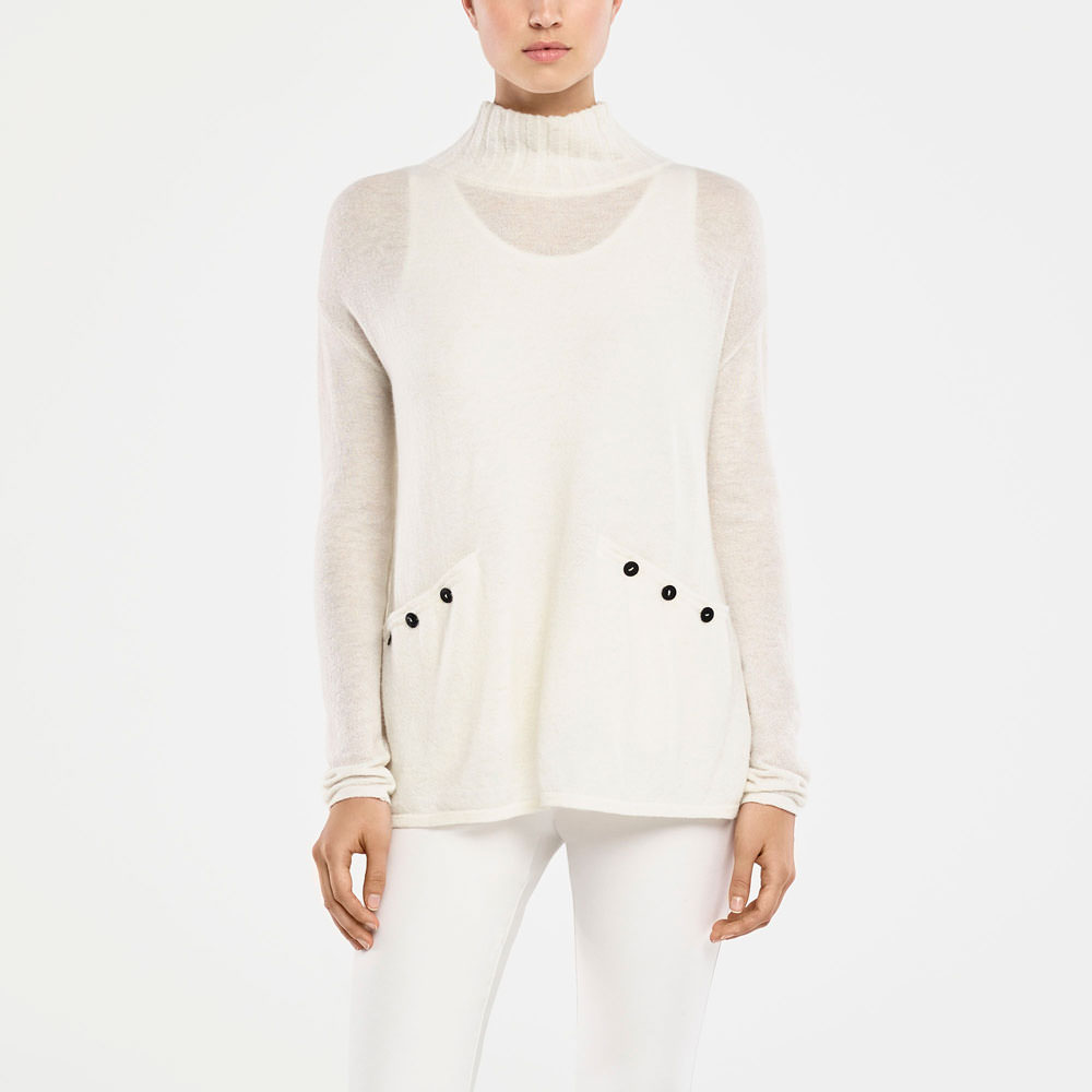 Sarah Pacini SWEATER MIT STEHKRAGEN Vorne
