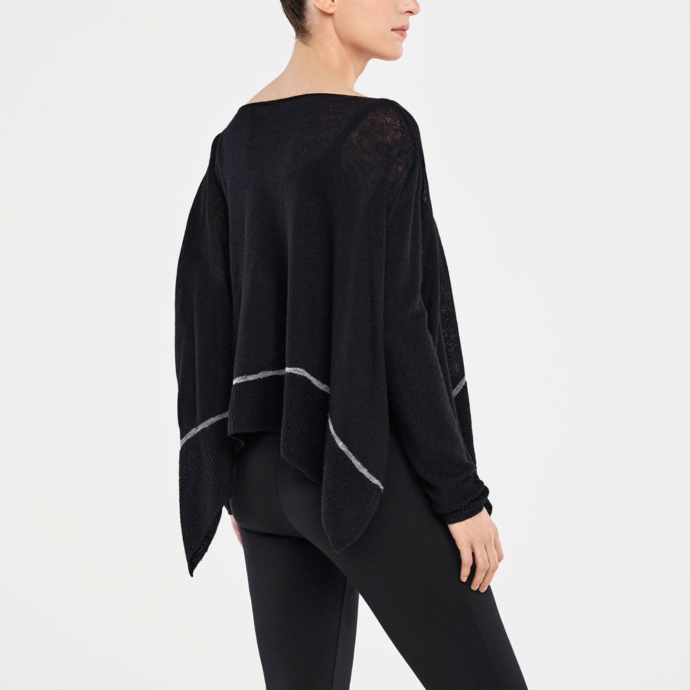 Sarah Pacini SWEATER – SEITENSCHLITZE Rück