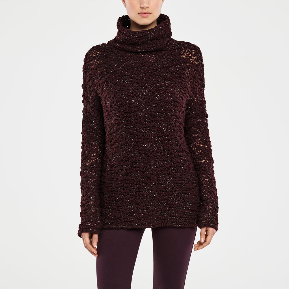 Sarah Pacini PULL LONG – TRAME BRILLANTE De face