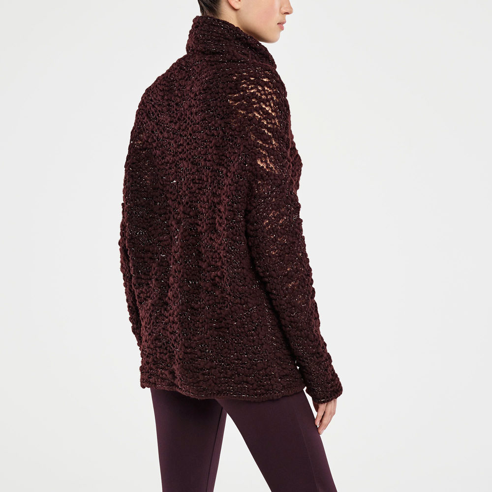 Sarah Pacini PULL LONG – TRAME BRILLANTE Derrière