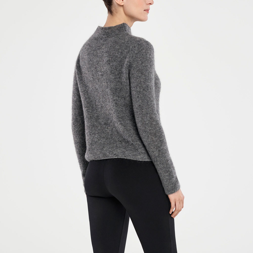 Sarah Pacini PULL EN MOHAIR – COL MONTANT Derrière
