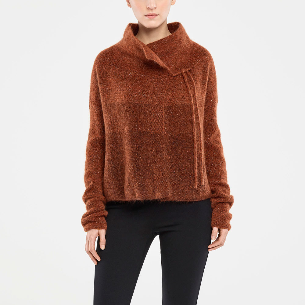 Sarah Pacini CARDIGAN COURT – EFFET OMBRÉ De face