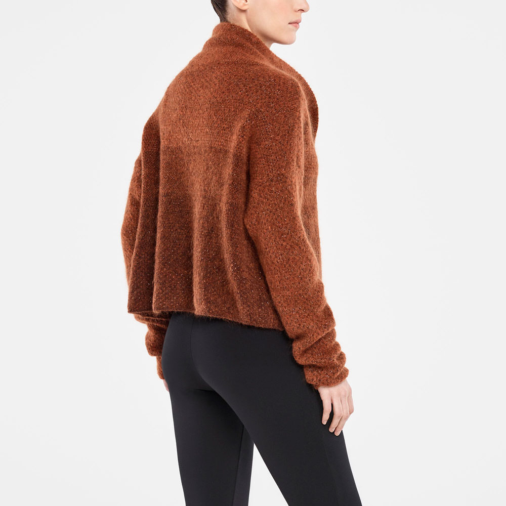 Sarah Pacini CARDIGAN COURT – EFFET OMBRÉ Derrière