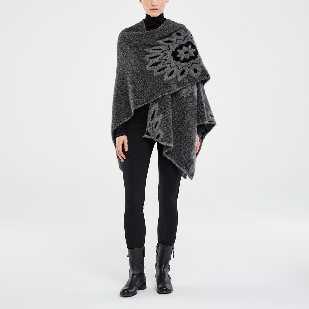 Sarah Pacini CAPE JACQUARD De face