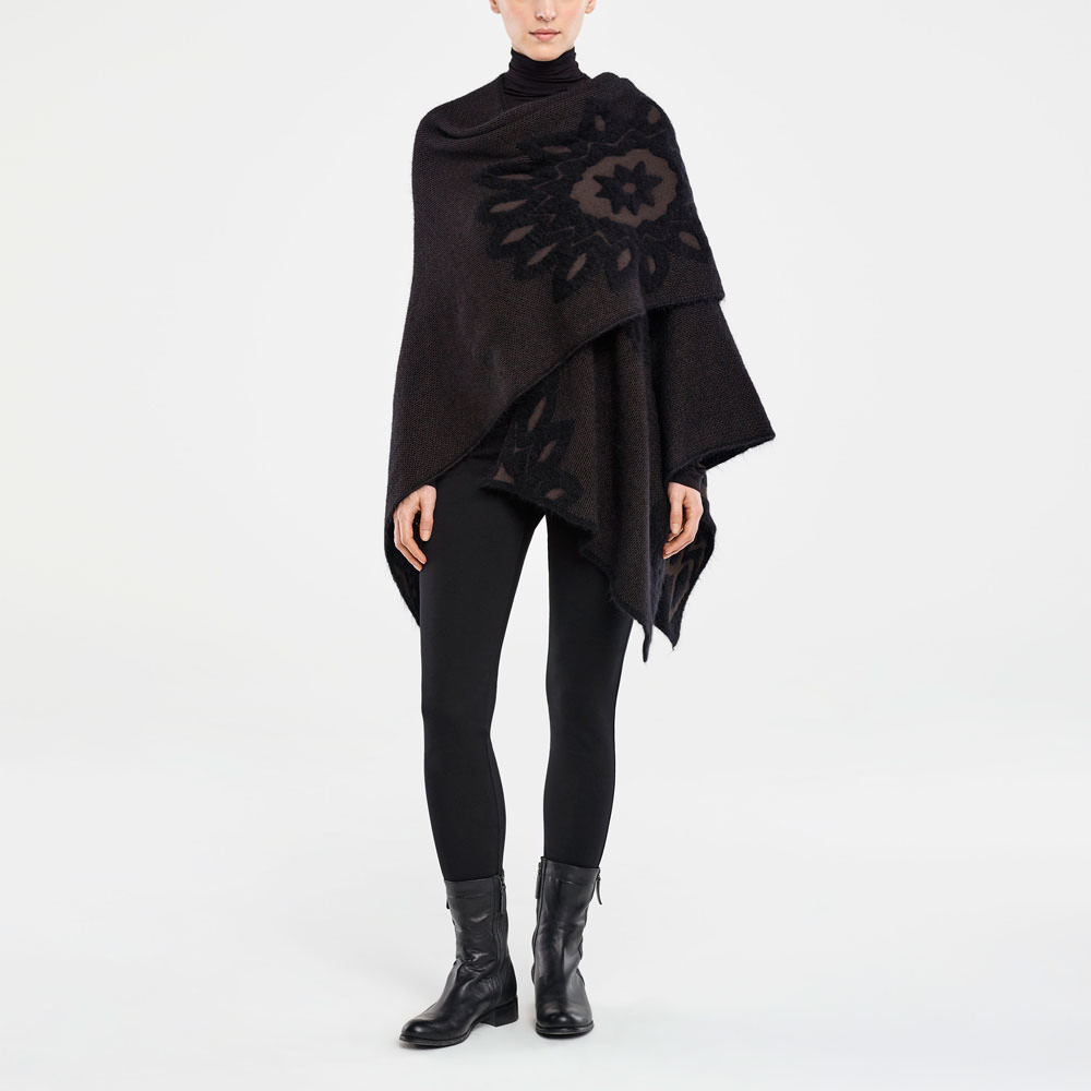 Sarah Pacini CAPE JACQUARD De face