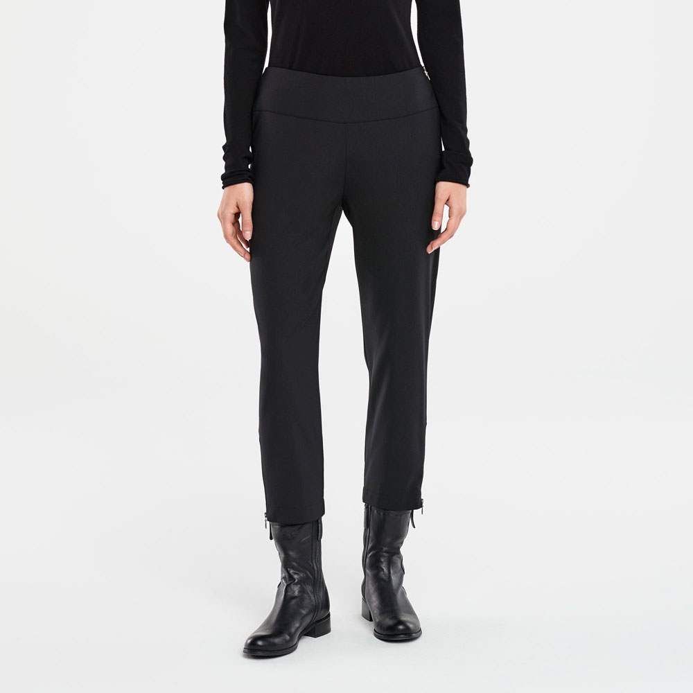 Sarah Pacini PANTALON EN GABARDINE DE LAINE - NORIKO De face