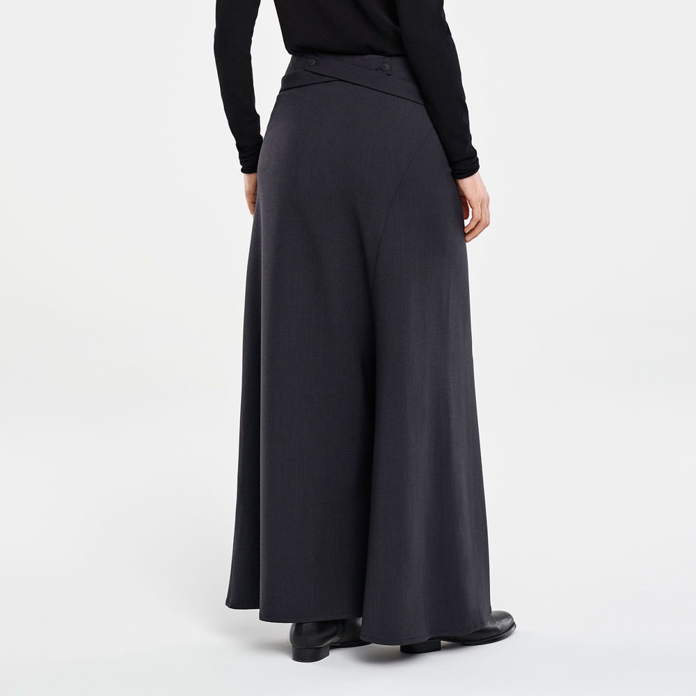 Sarah Pacini HOSENROCK AUS GABARDINE Rück