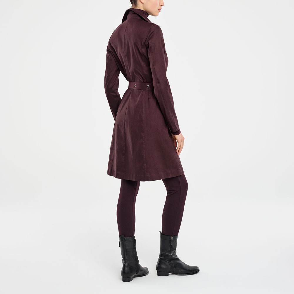 Sarah Pacini VESTE LONGUE - LIN EXTENSIBLE Derrière