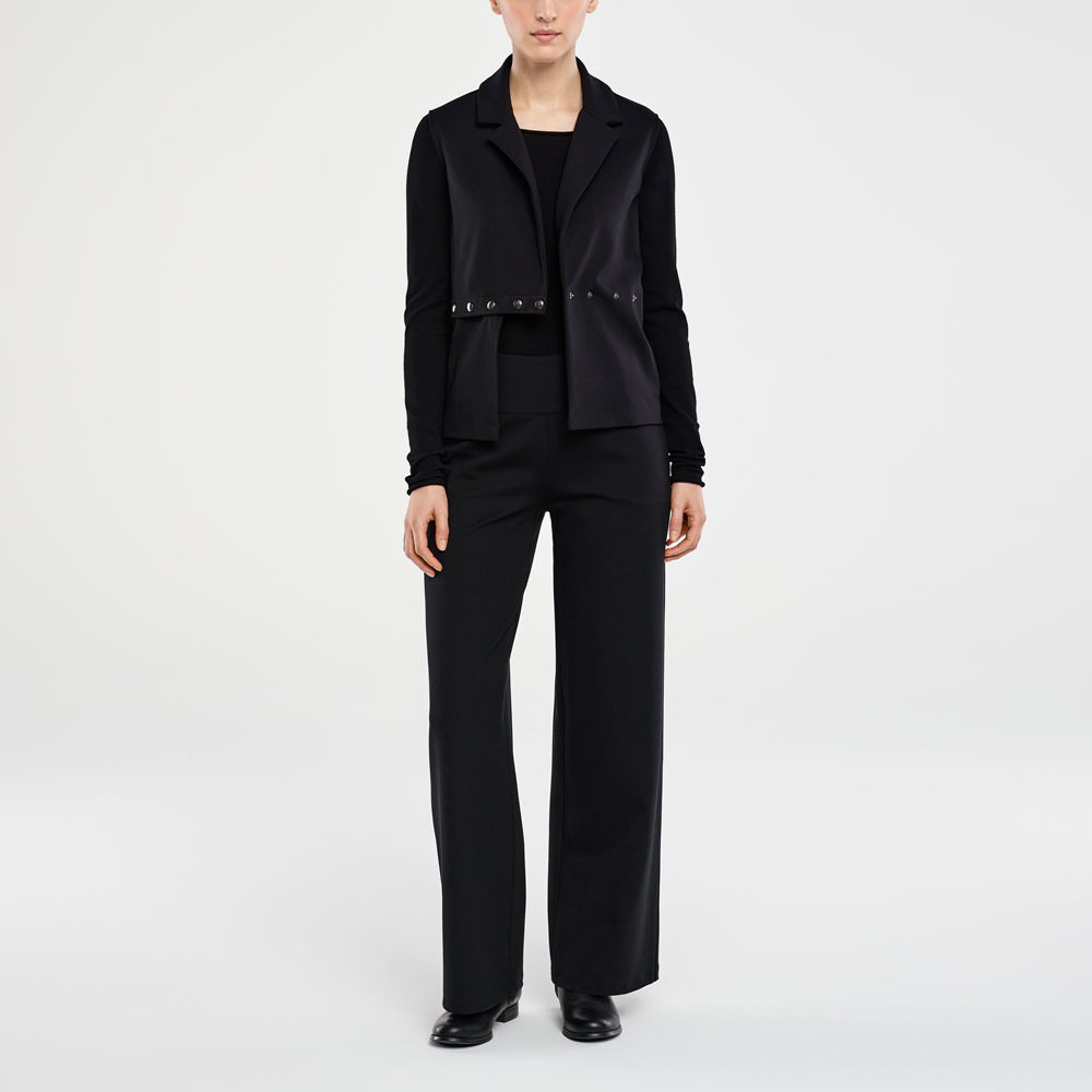 Sarah Pacini GILET JERSEY – BOUTONS PRESSION De face